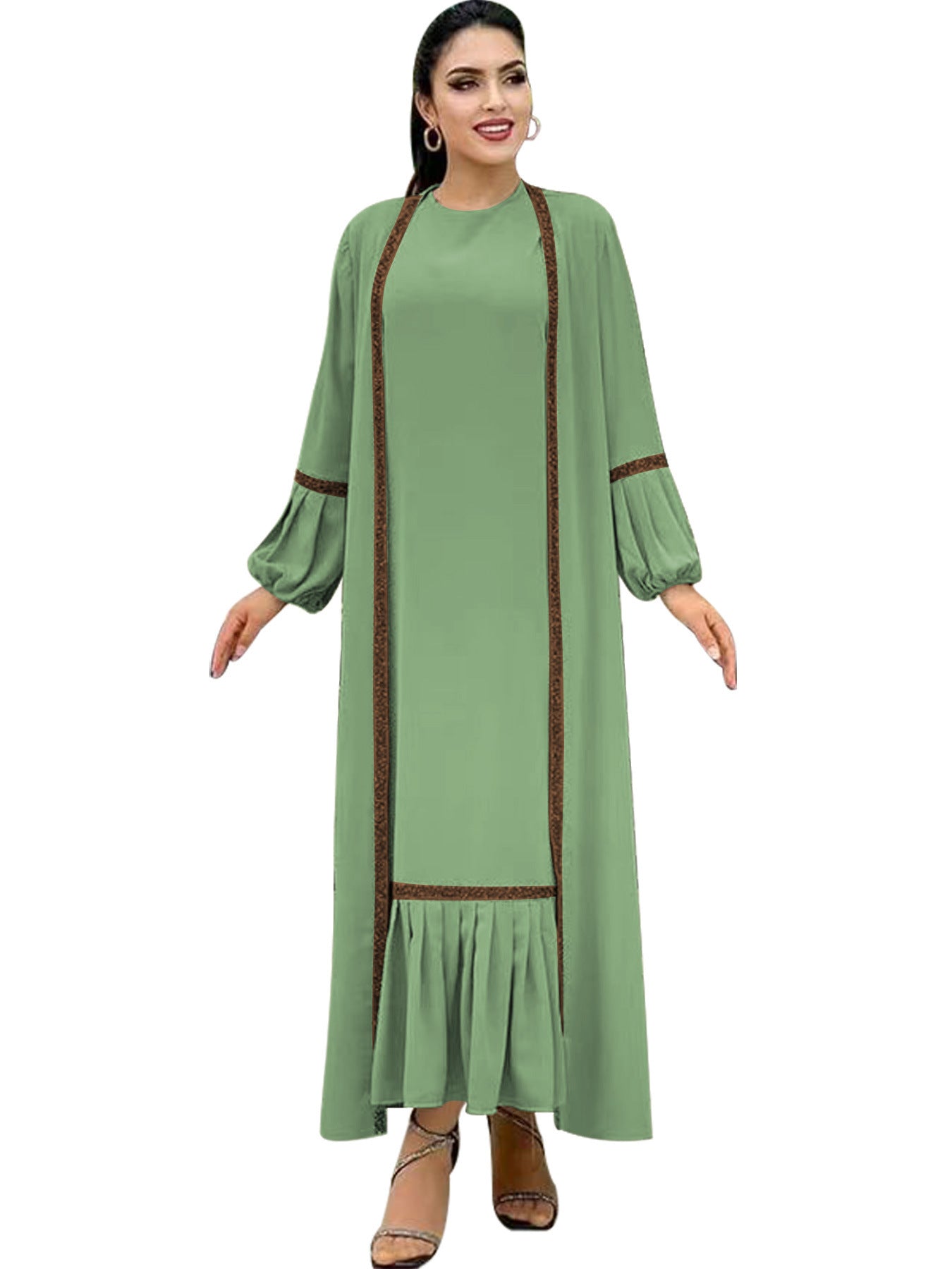 Sequin Two Pieces Abaya