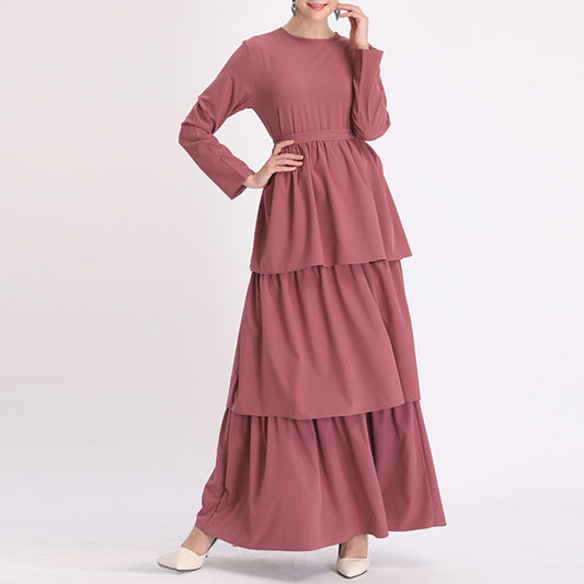Cottom Ankle Robe Dress