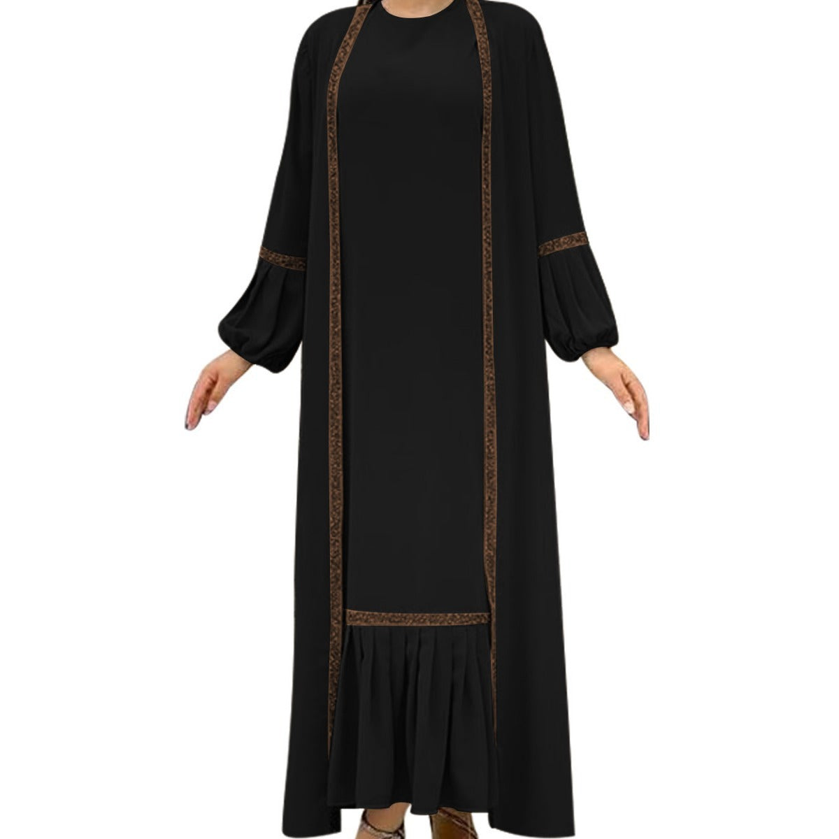 Sequin Two Pieces Abaya