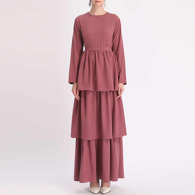 Cottom Ankle Robe Dress