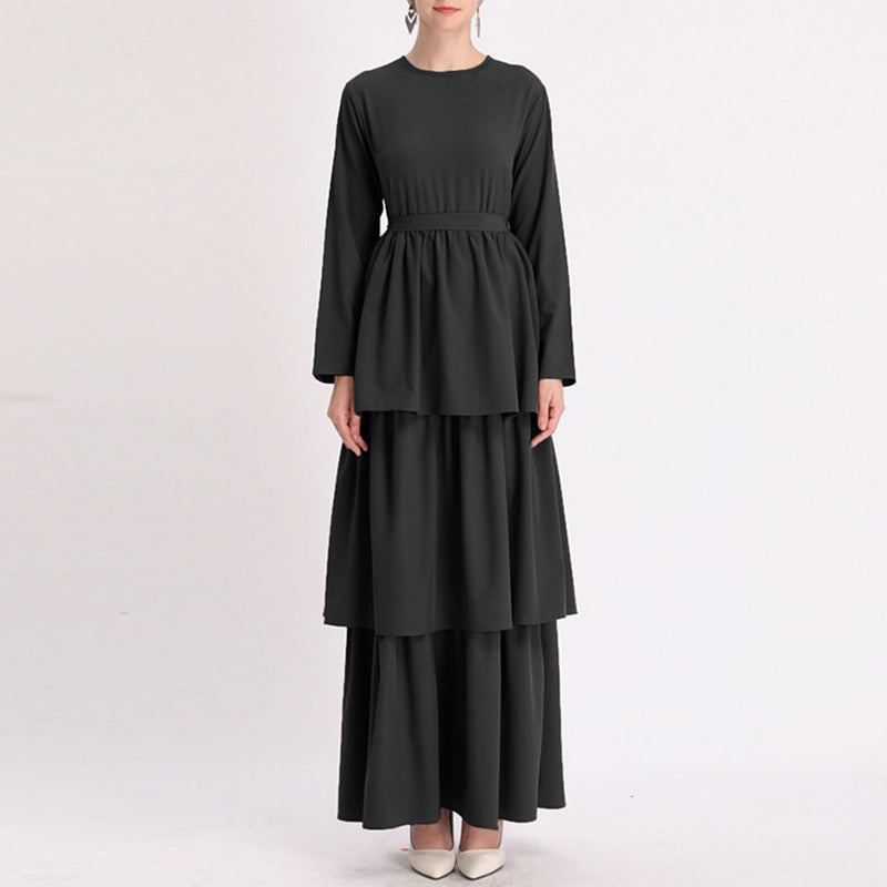 Cottom Ankle Robe Dress