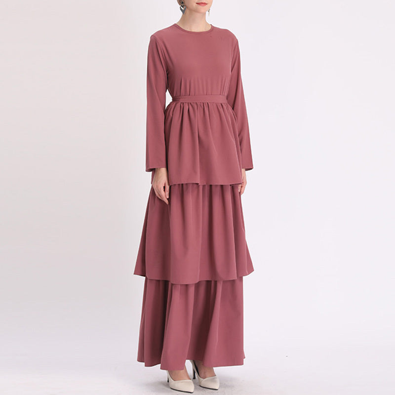 Cottom Ankle Robe Dress