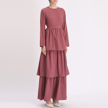 Cottom Ankle Robe Dress