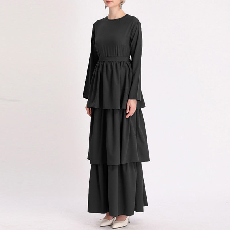 Cottom Ankle Robe Dress