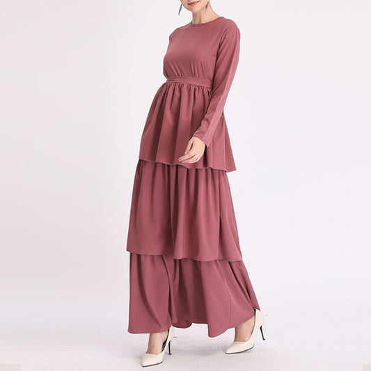 Cottom Ankle Robe Dress