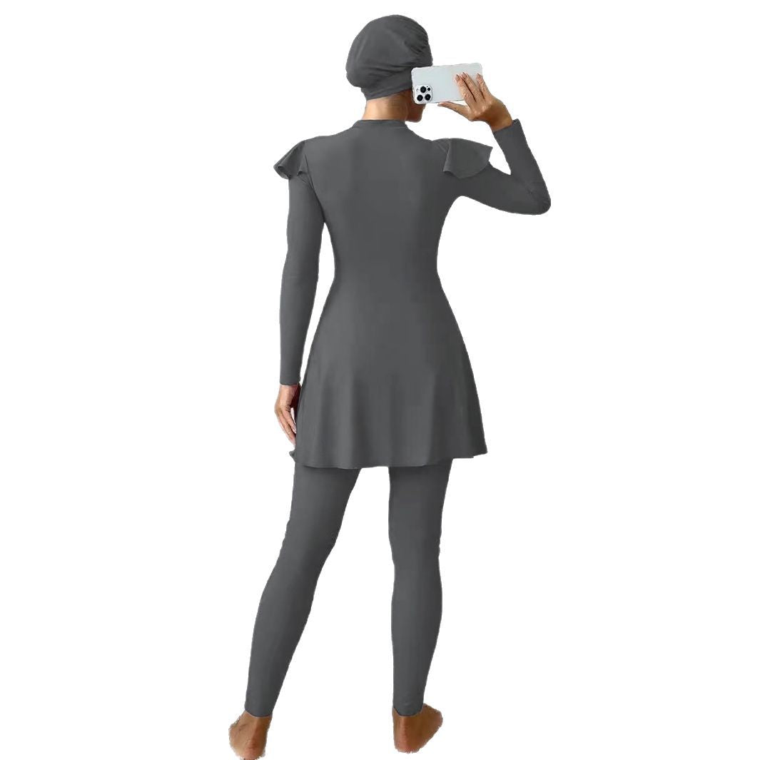 Long Swimming Three-piece Set