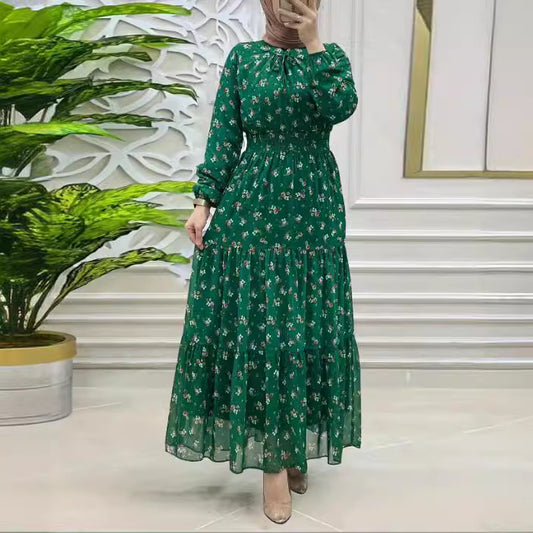Chiffon Flower Elegant Dress