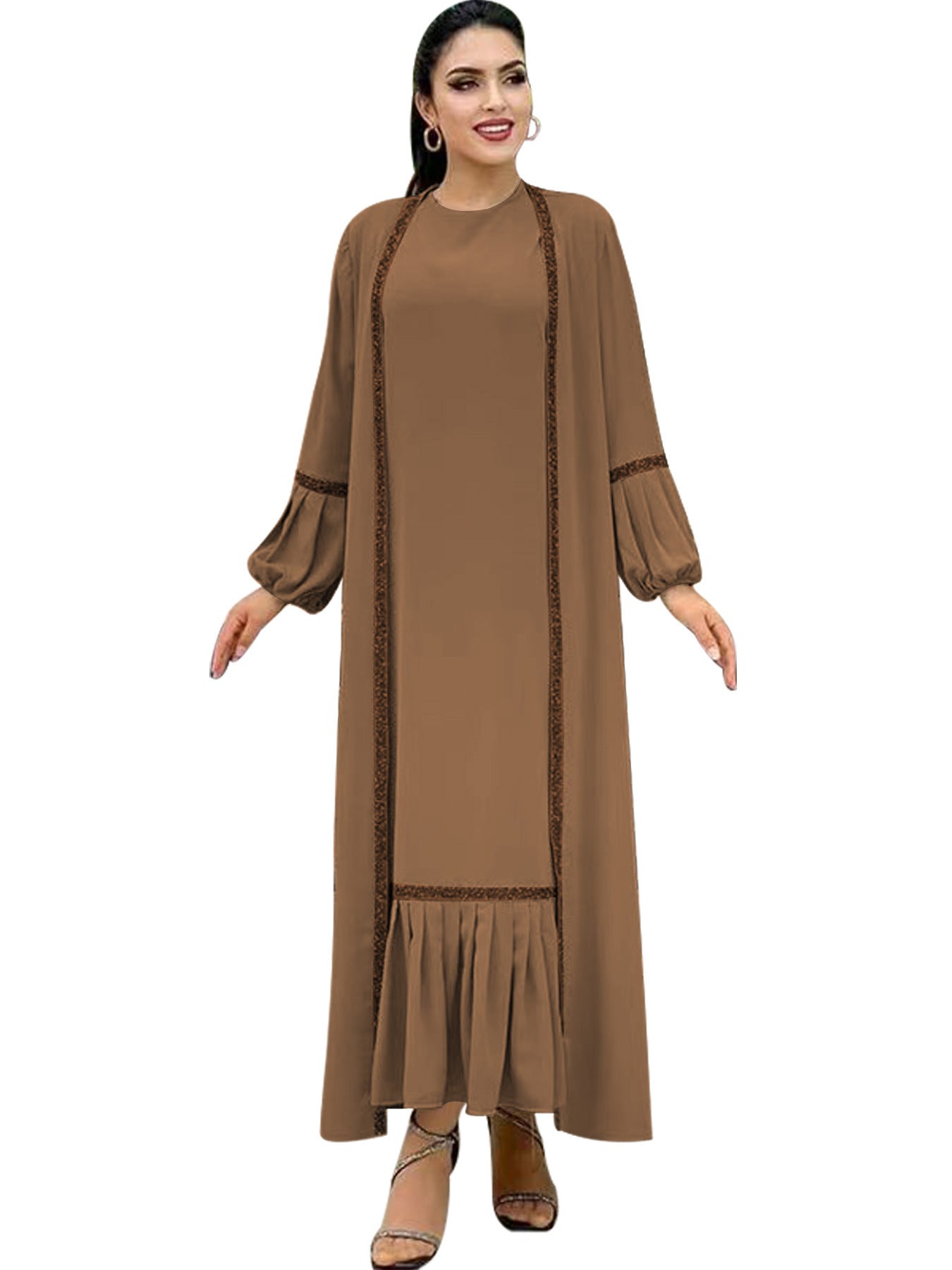 Sequin Two Pieces Abaya