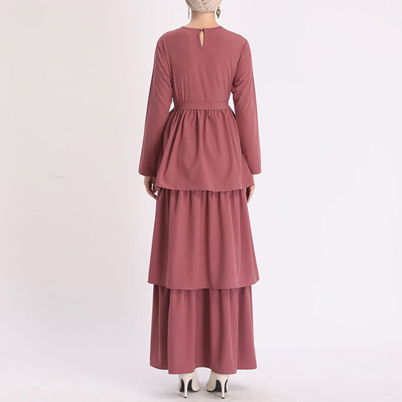 Cottom Ankle Robe Dress