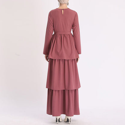 Cottom Ankle Robe Dress