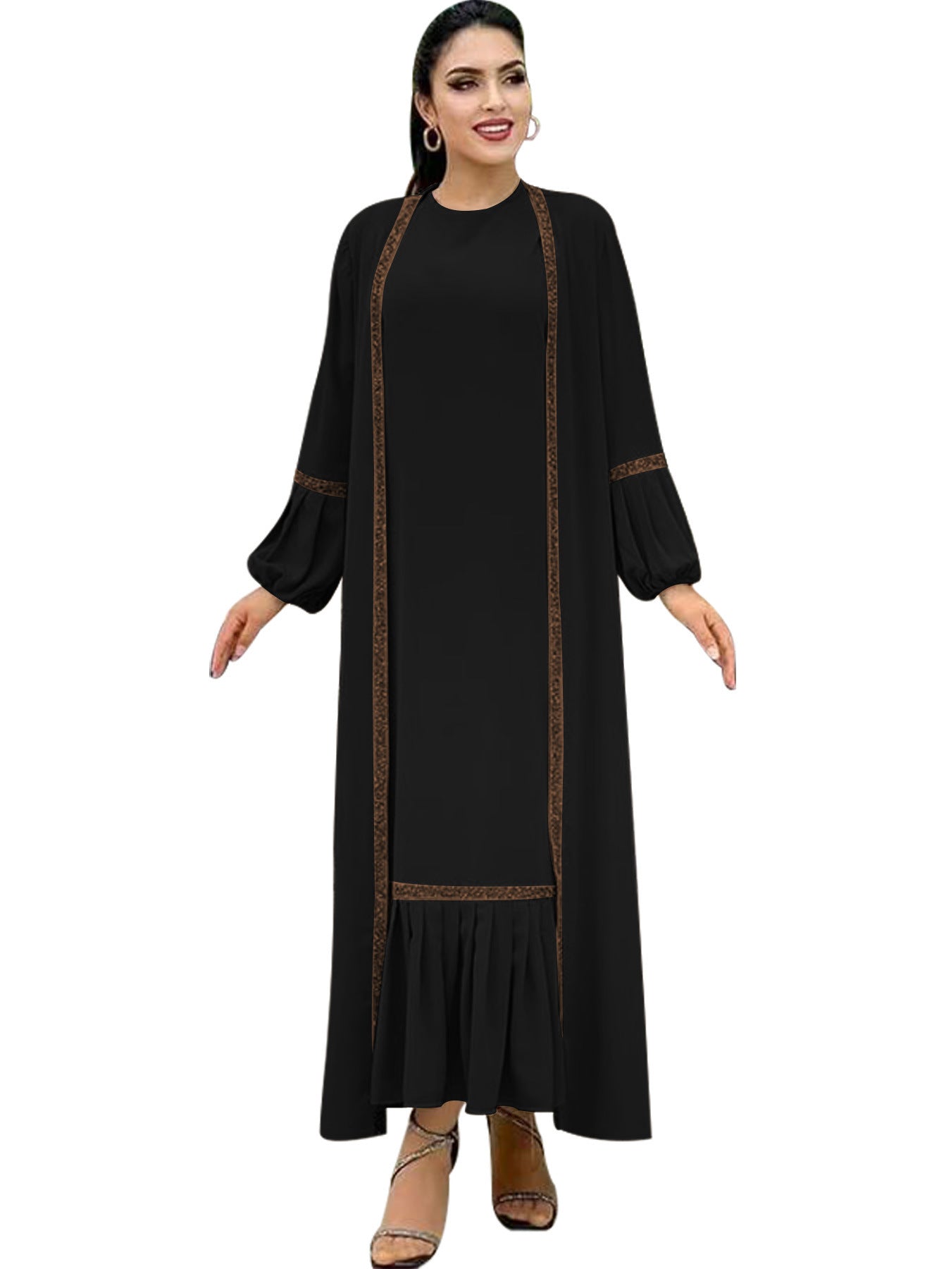 Sequin Two Pieces Abaya